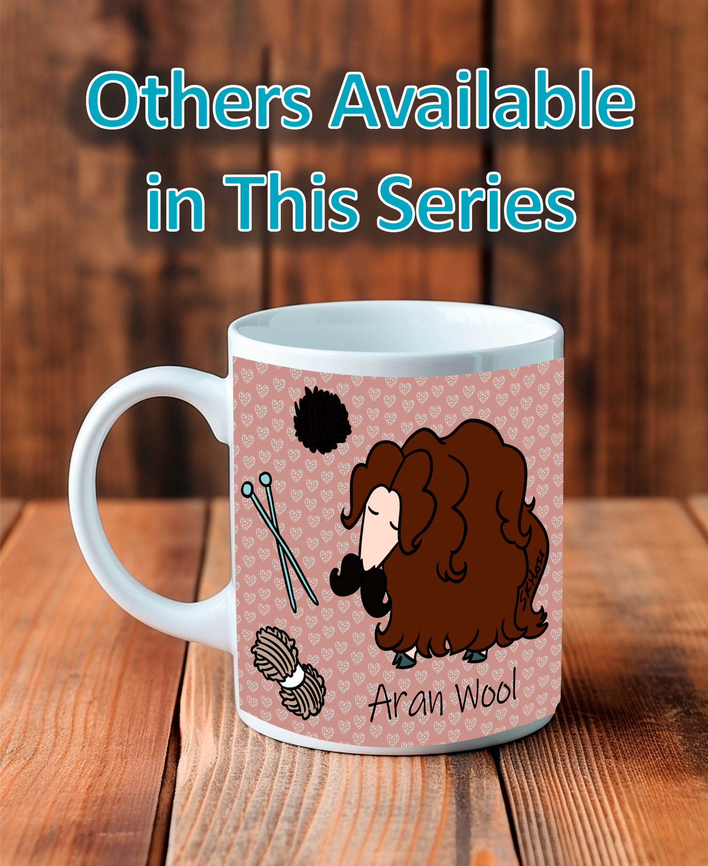 Printed Mug -Aran Wool