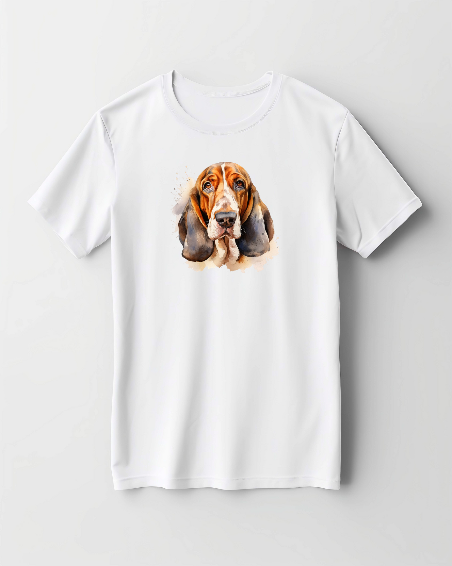 Printed T Shirt - Bassett Hound