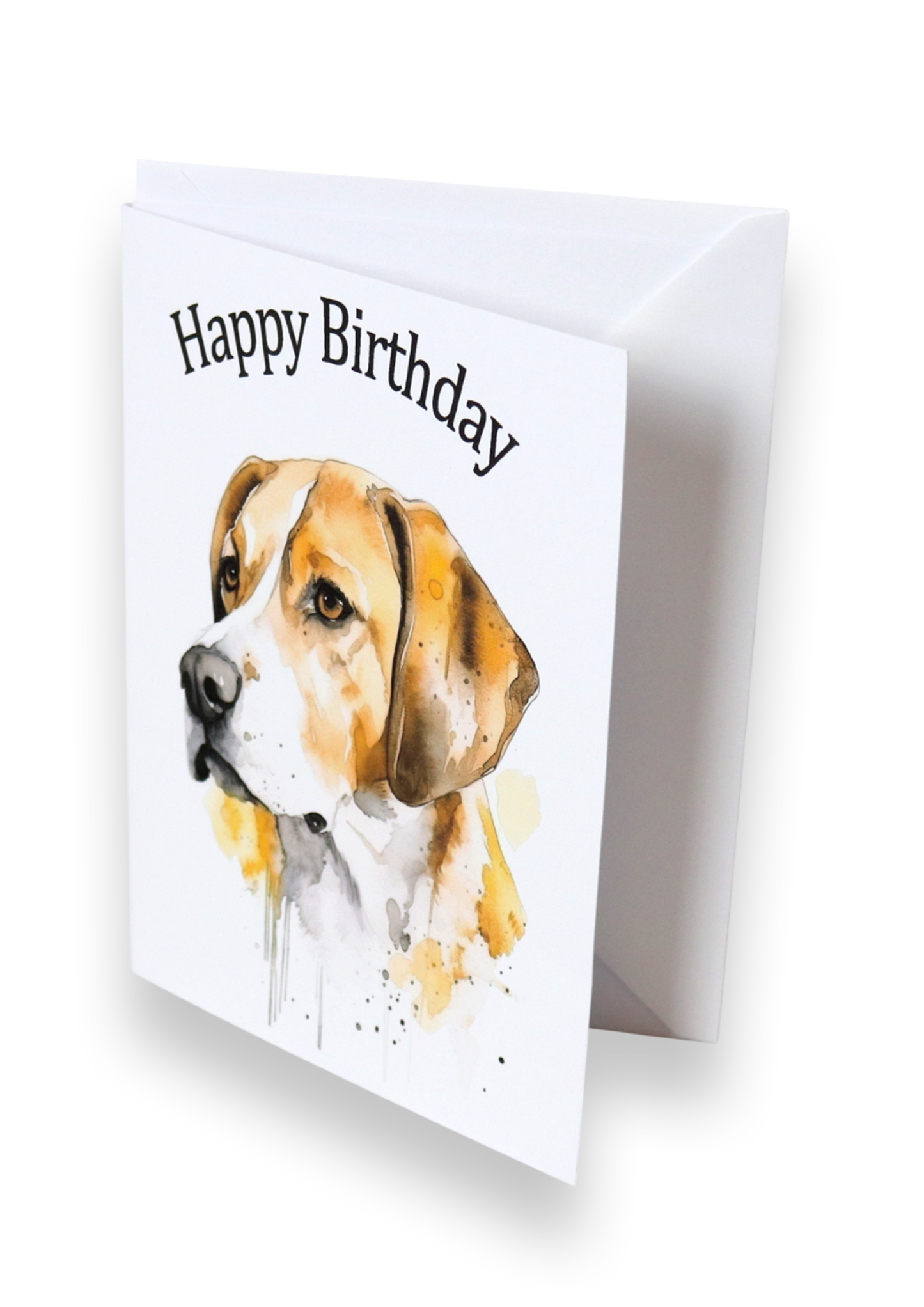 Beagle Birthday Card