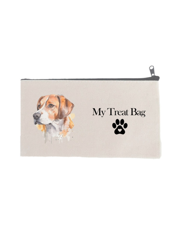 Beagle Printed dog treat bag