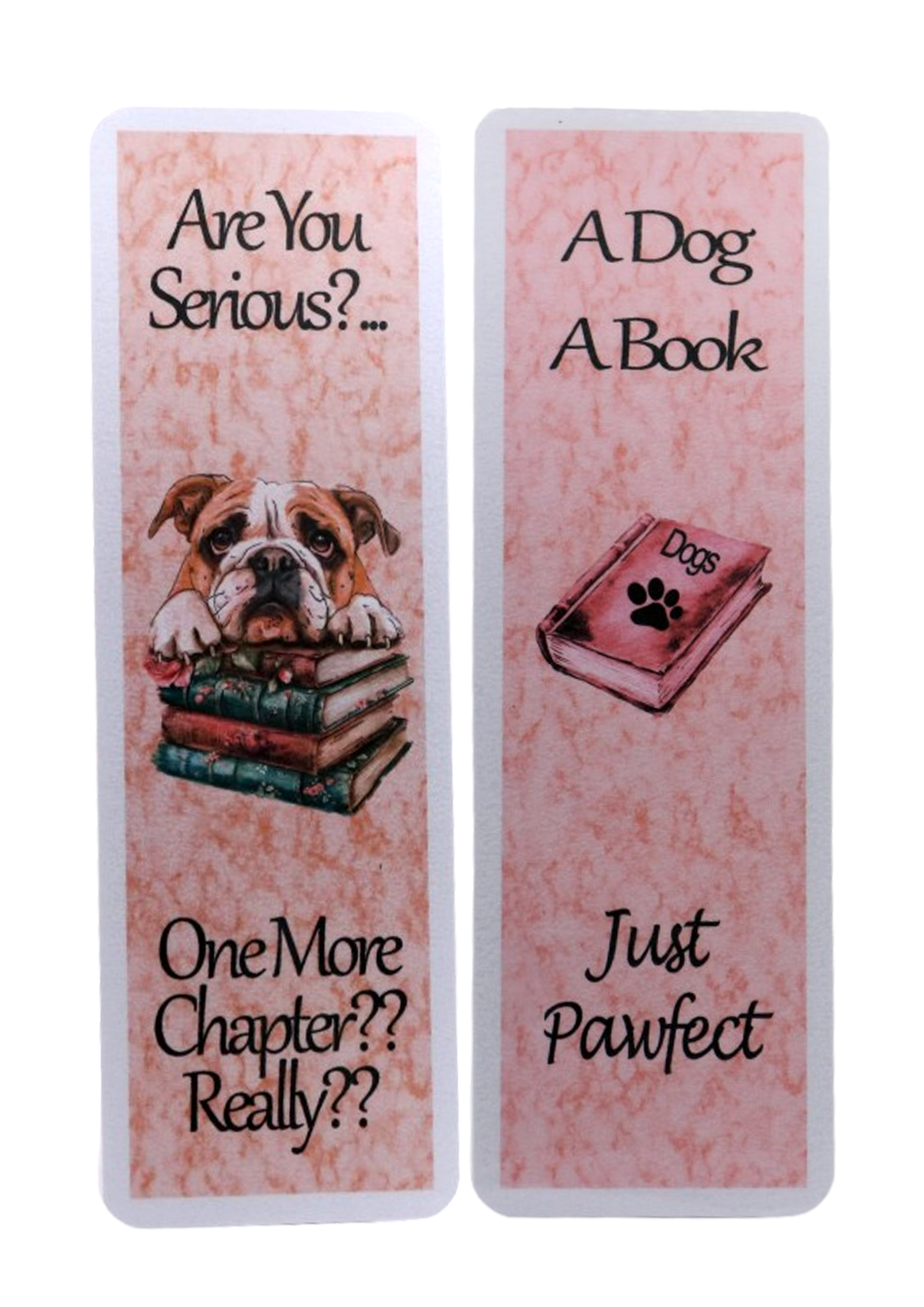 Bulldog Funny bookmark