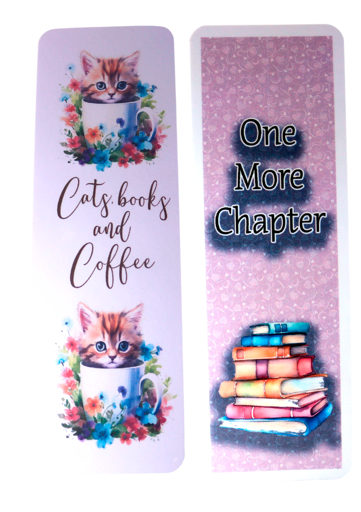 cat in a teacup bookmark