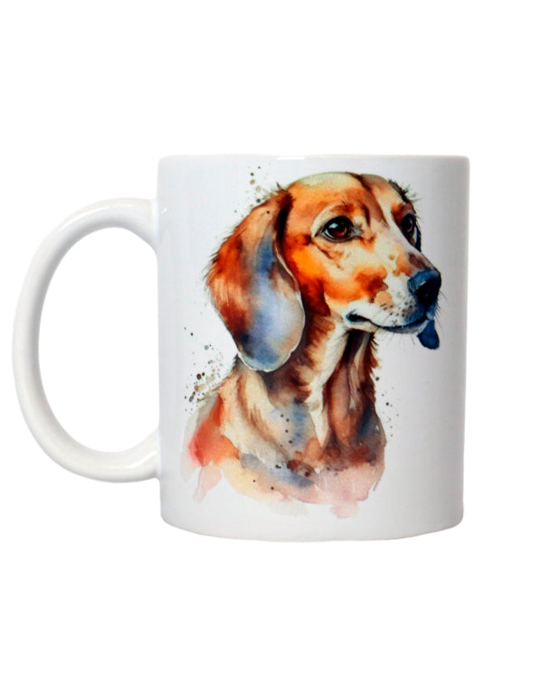 Dachshund Printed Ceramic Mug