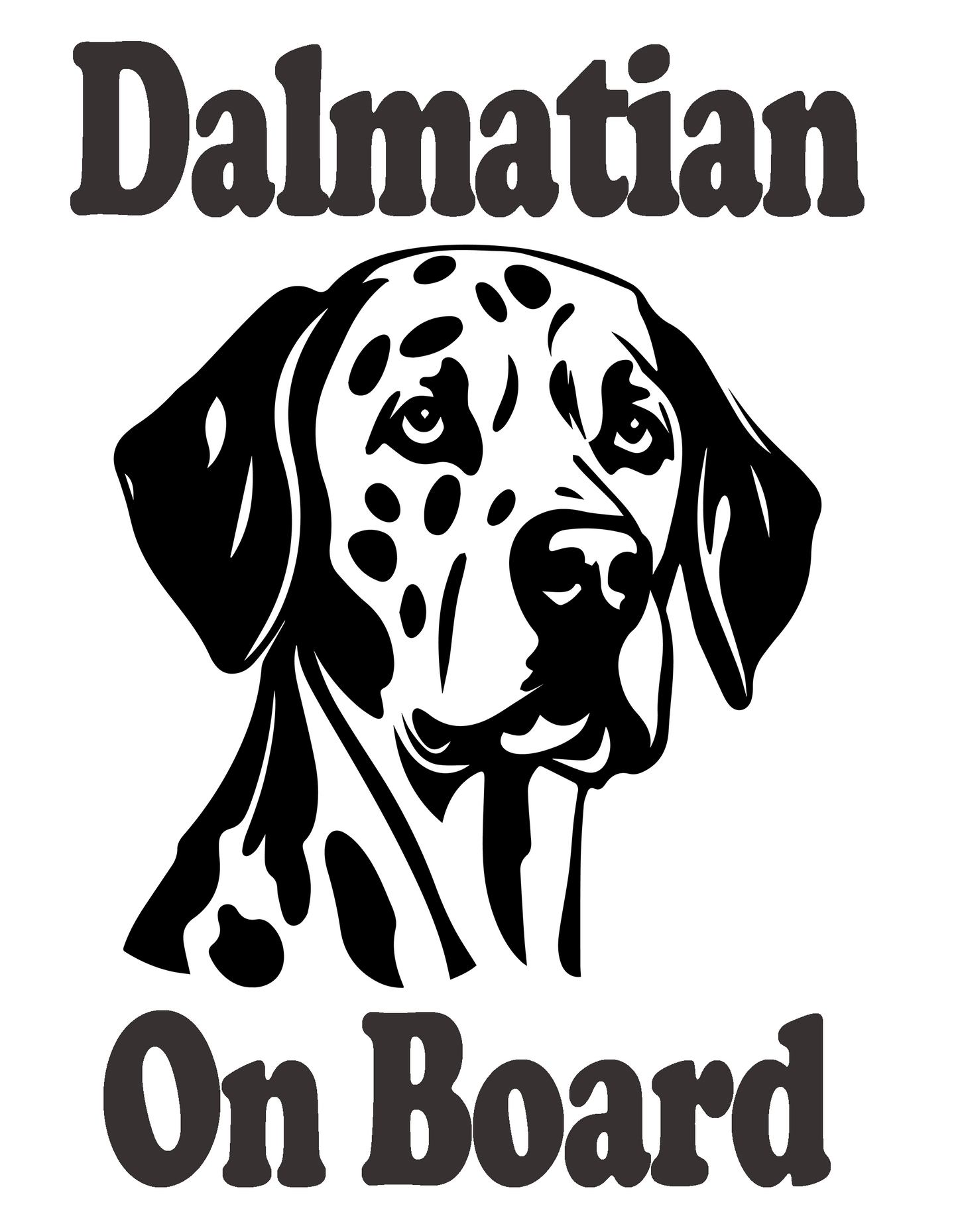 Car Decal - Dalmatian