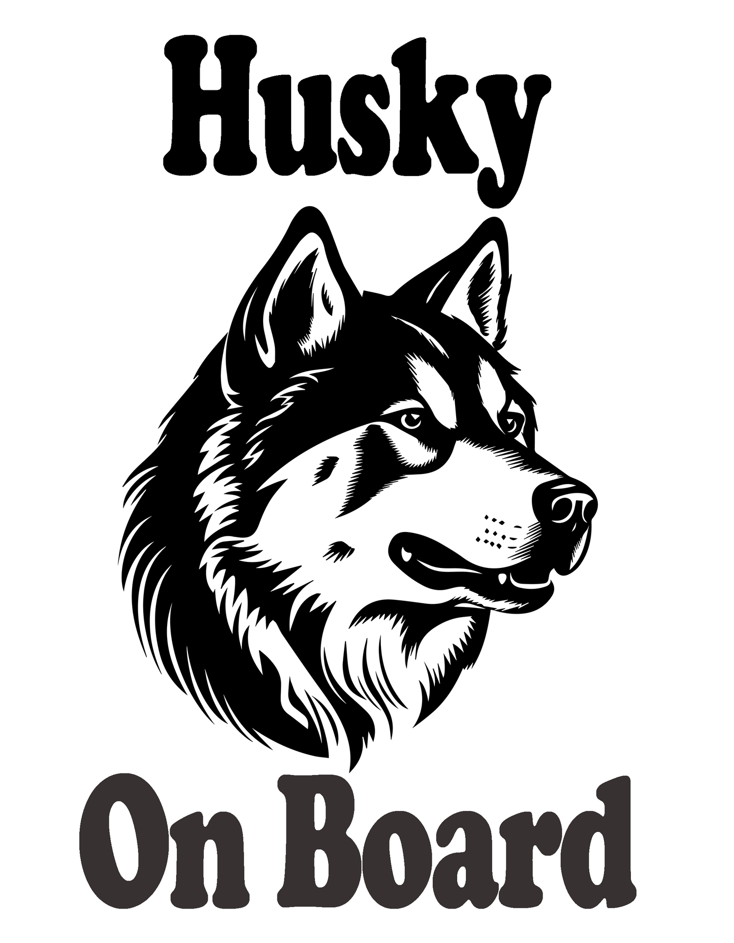Car Decal - Husky