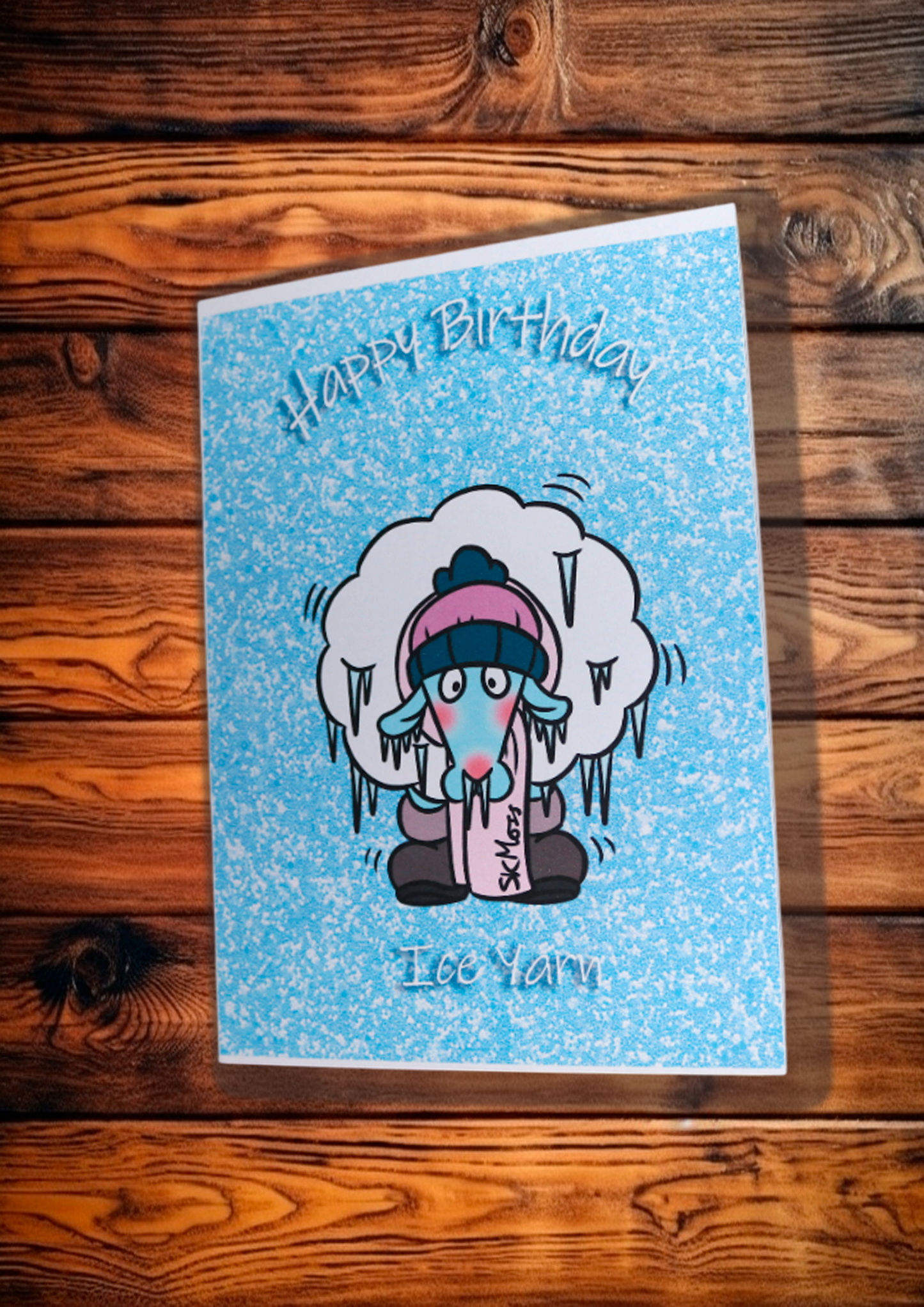 Birthday Card - Ice Yarn