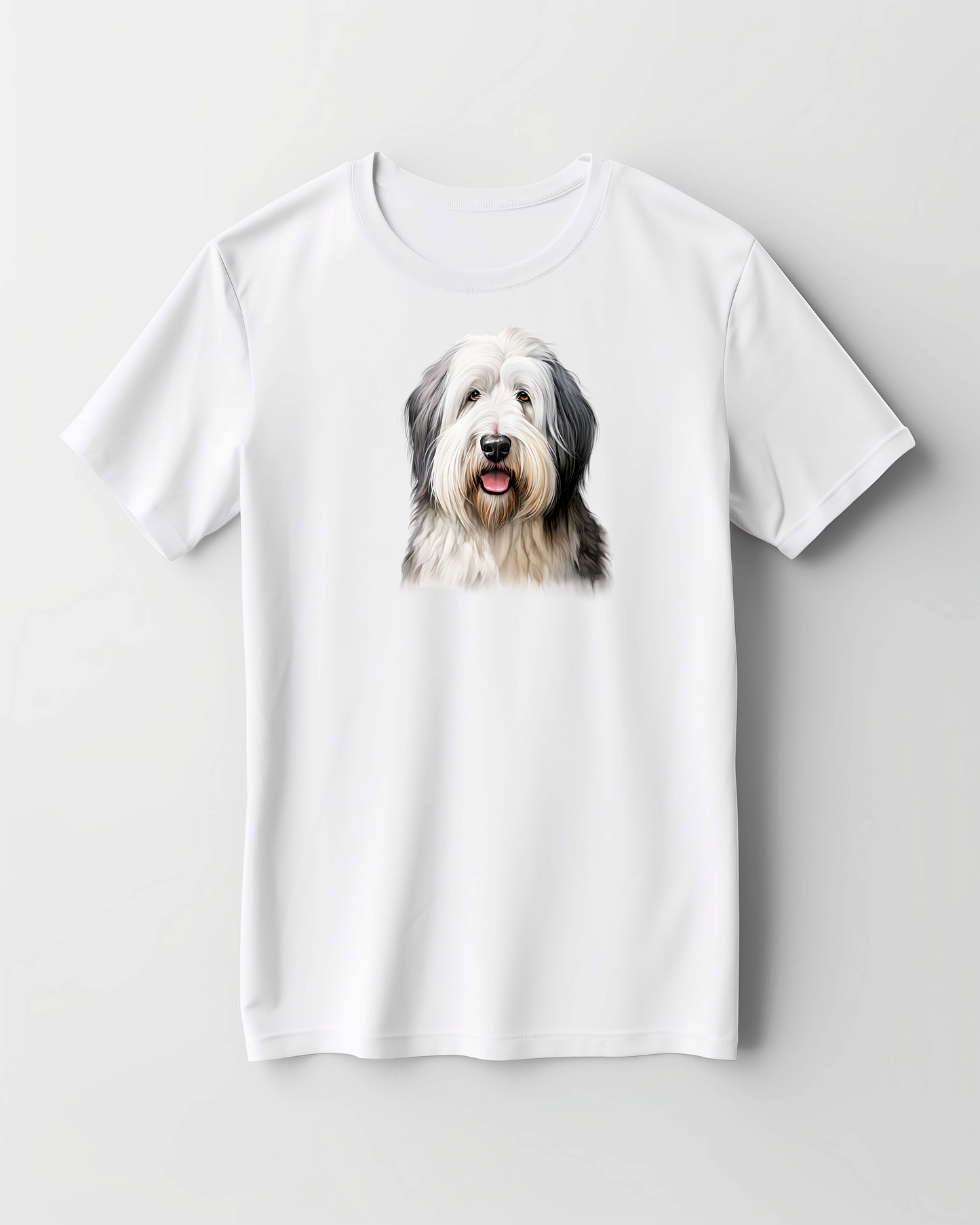 Printed T Shirt - Old English Sheepdog
