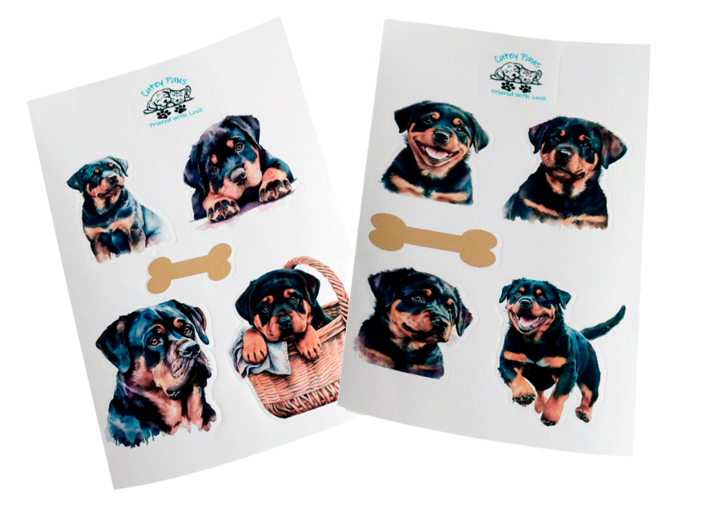 Pack of 10 Stickers - Rottweiler