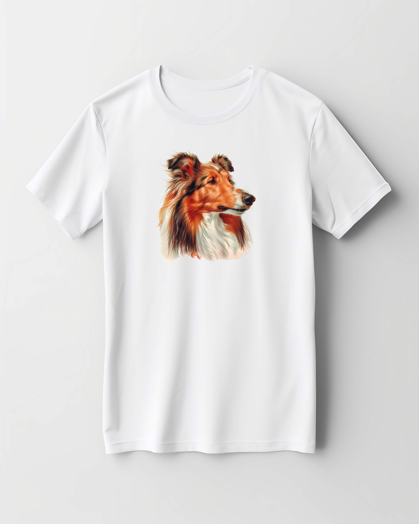 Printed T Shirt - Rough Collie