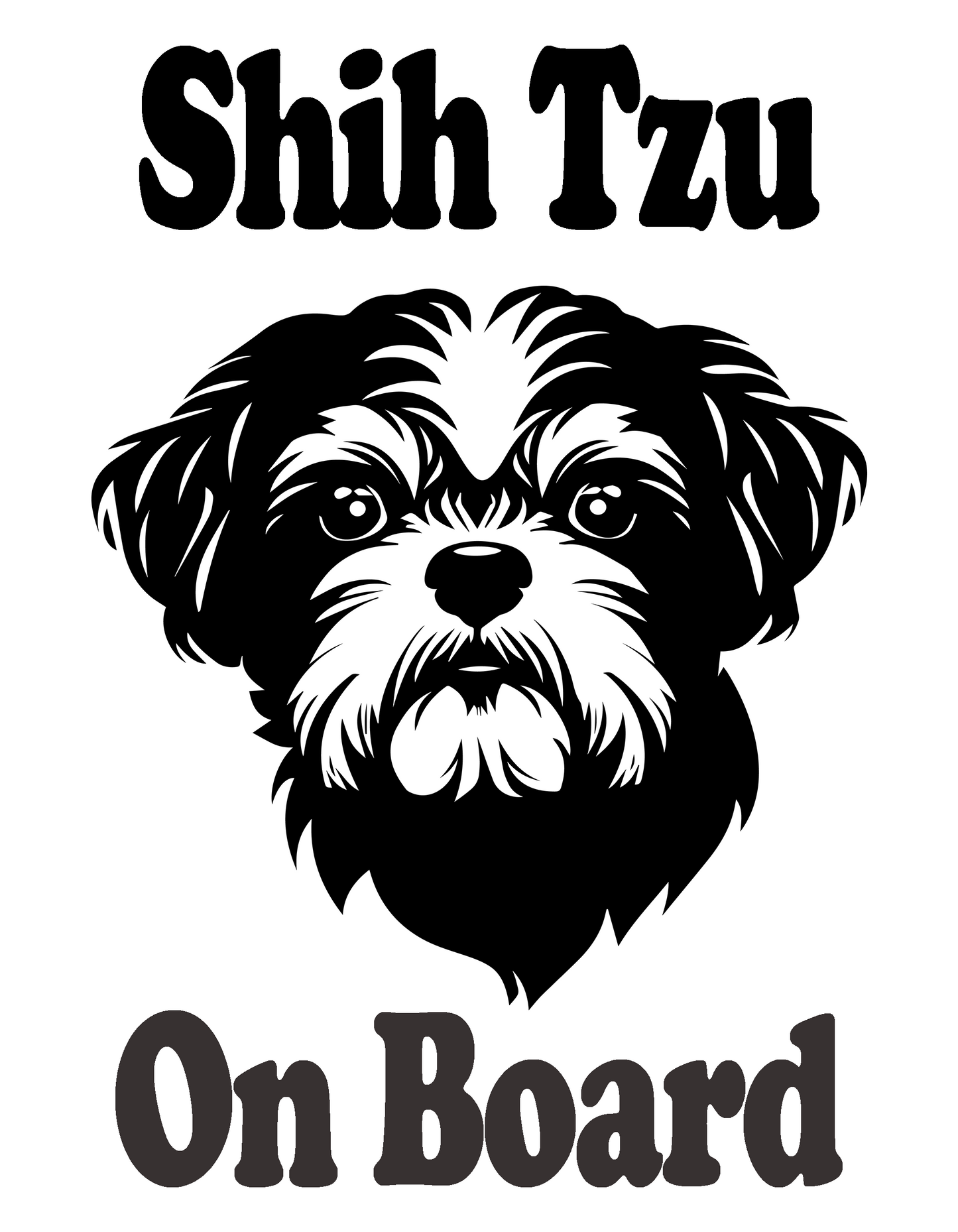 Car Decal - Shih Tzu