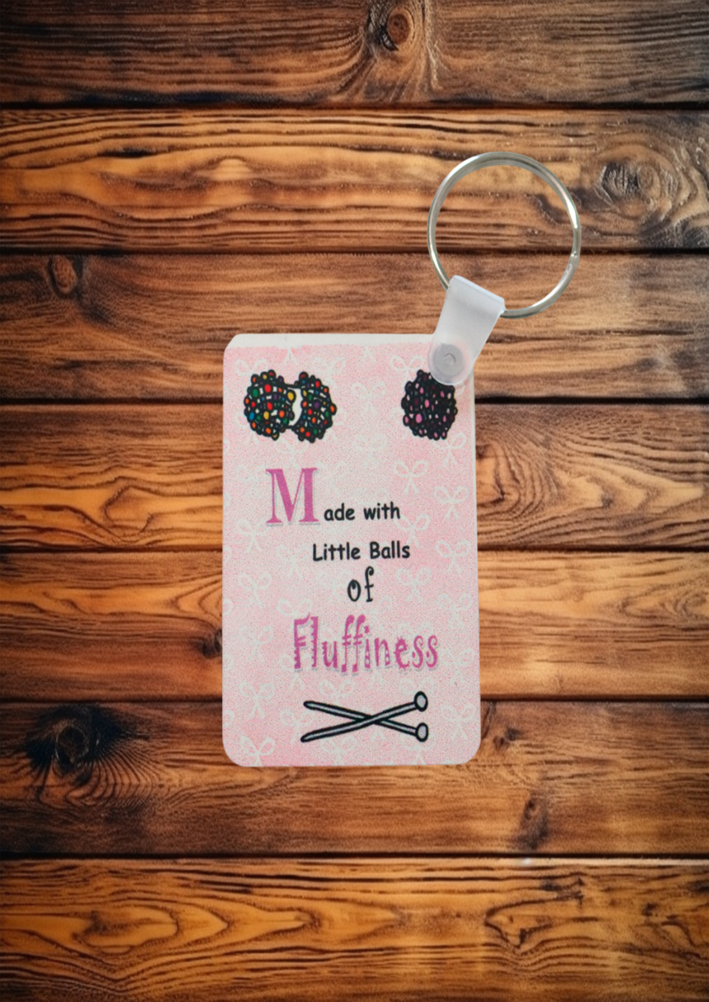 Keyring - PomPom Wool