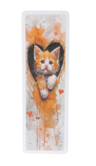 ginger kitten bookmark