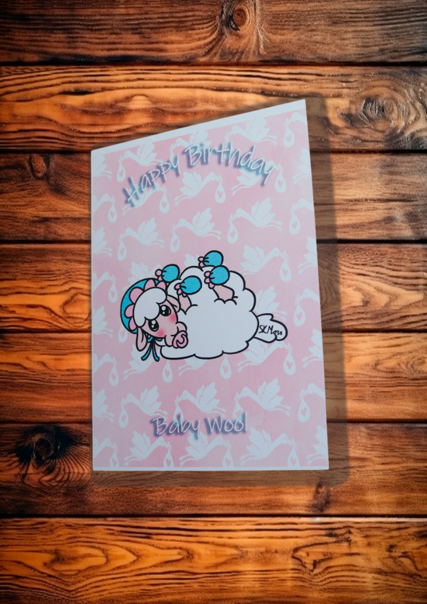 Birthday Card - Baby Wool