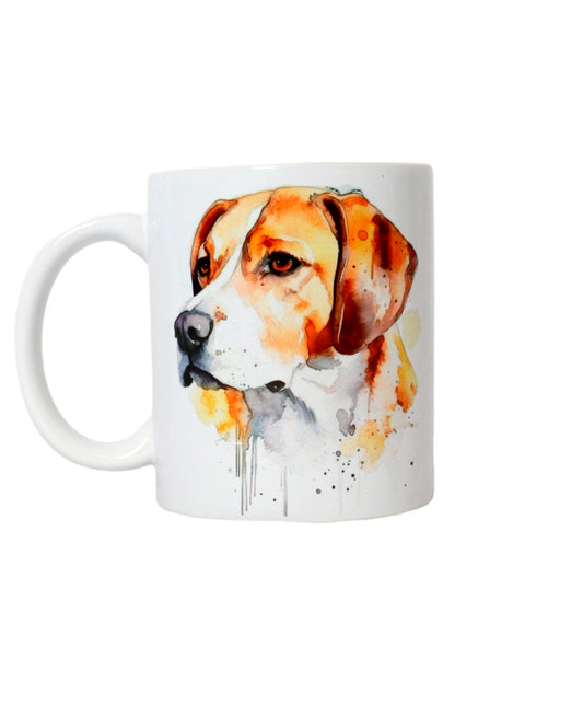 Beagle printed ceramic 11oz mug