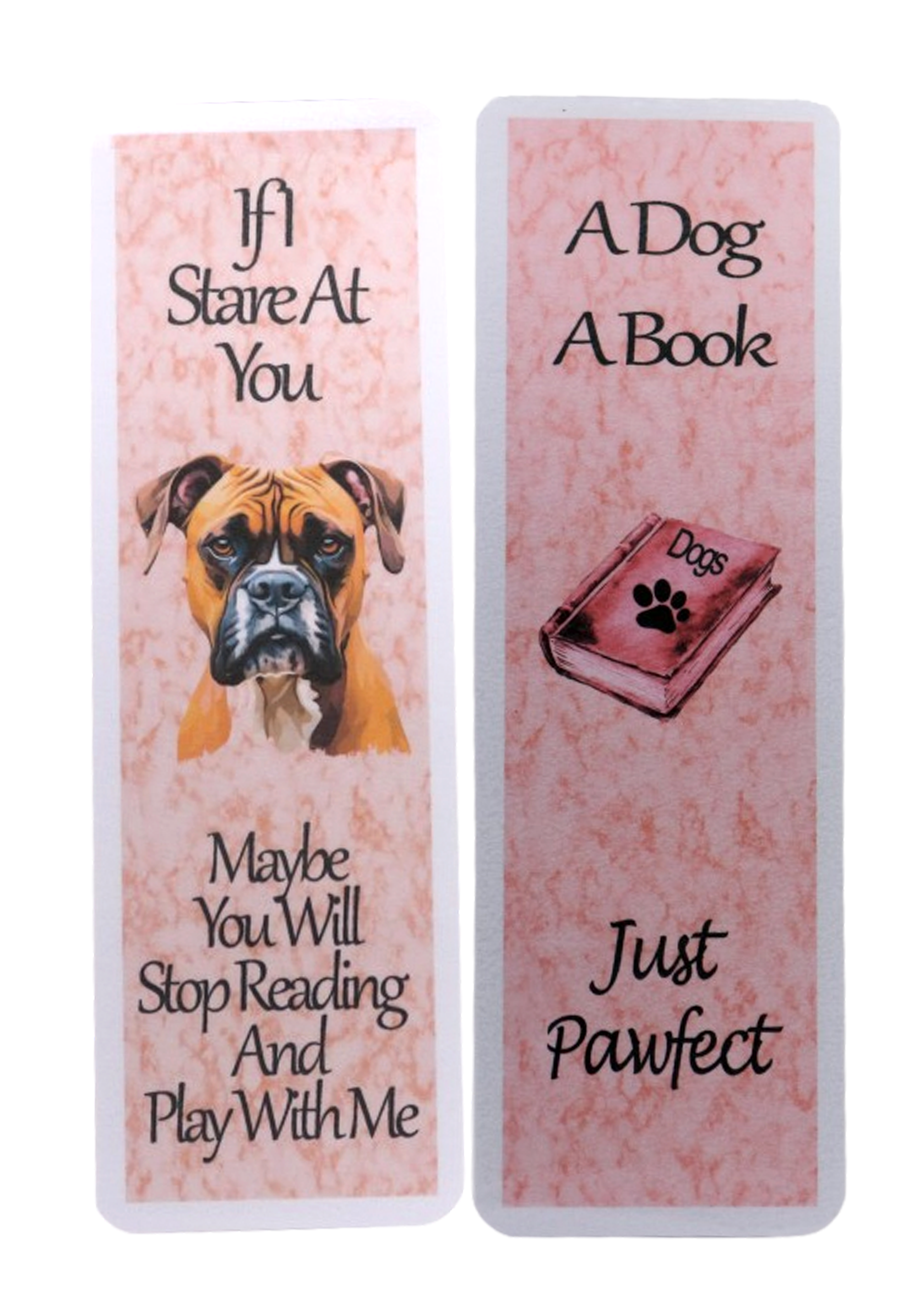 Boxer Funny Bookmark