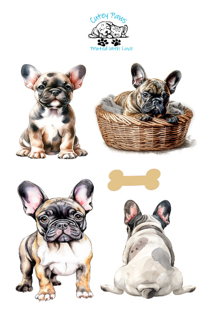 French Bulldog stickers
