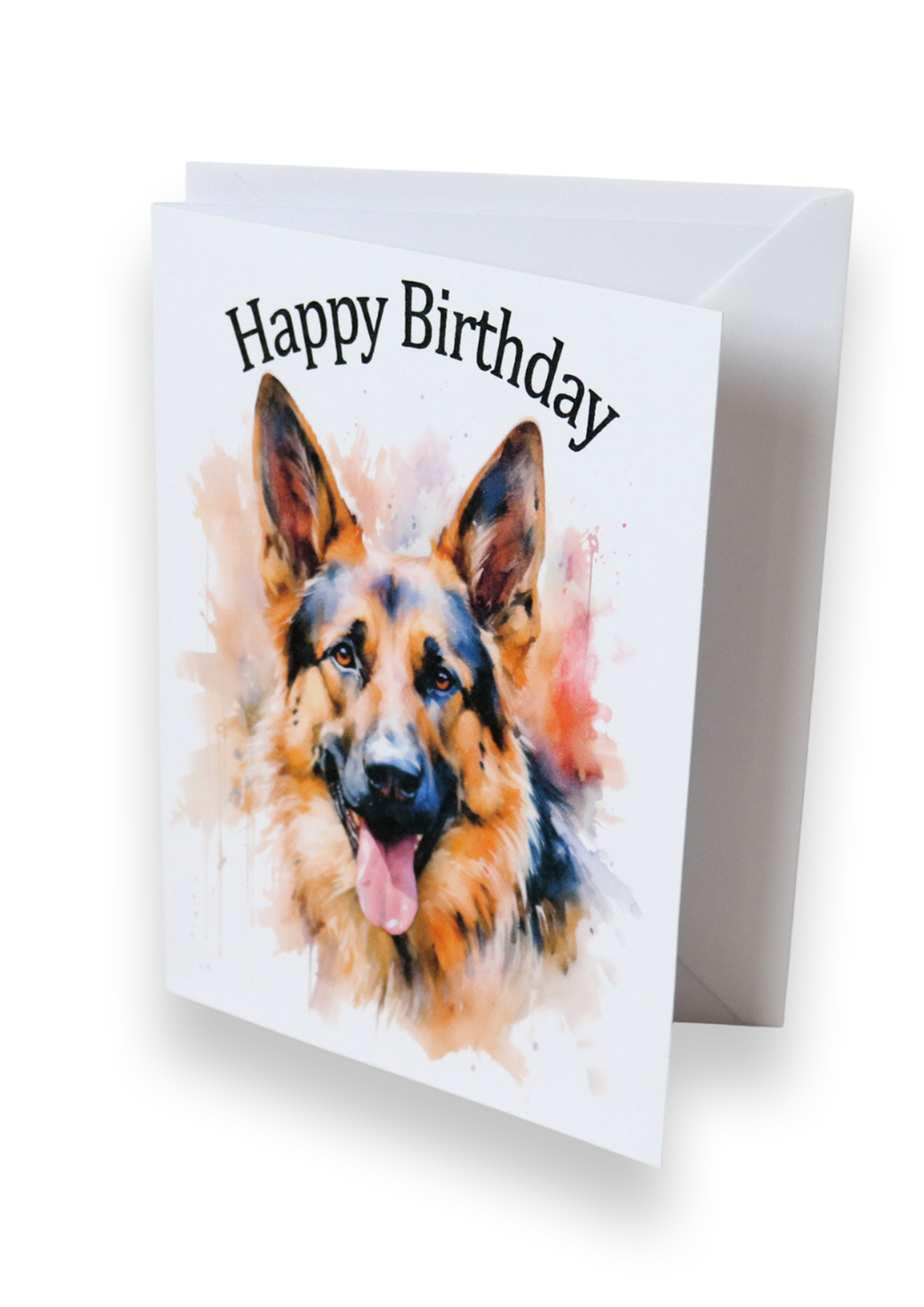 Birthday Card - German Shepherd