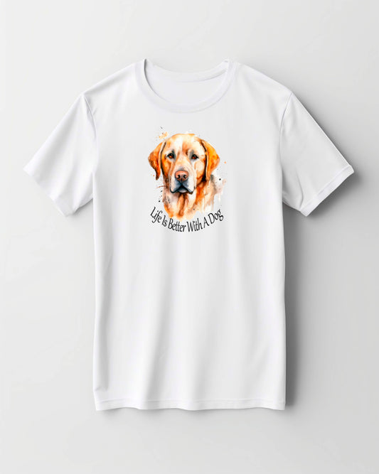 labrador printed t shirt