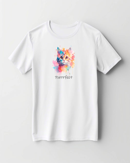watercolour ct printed t shirt
