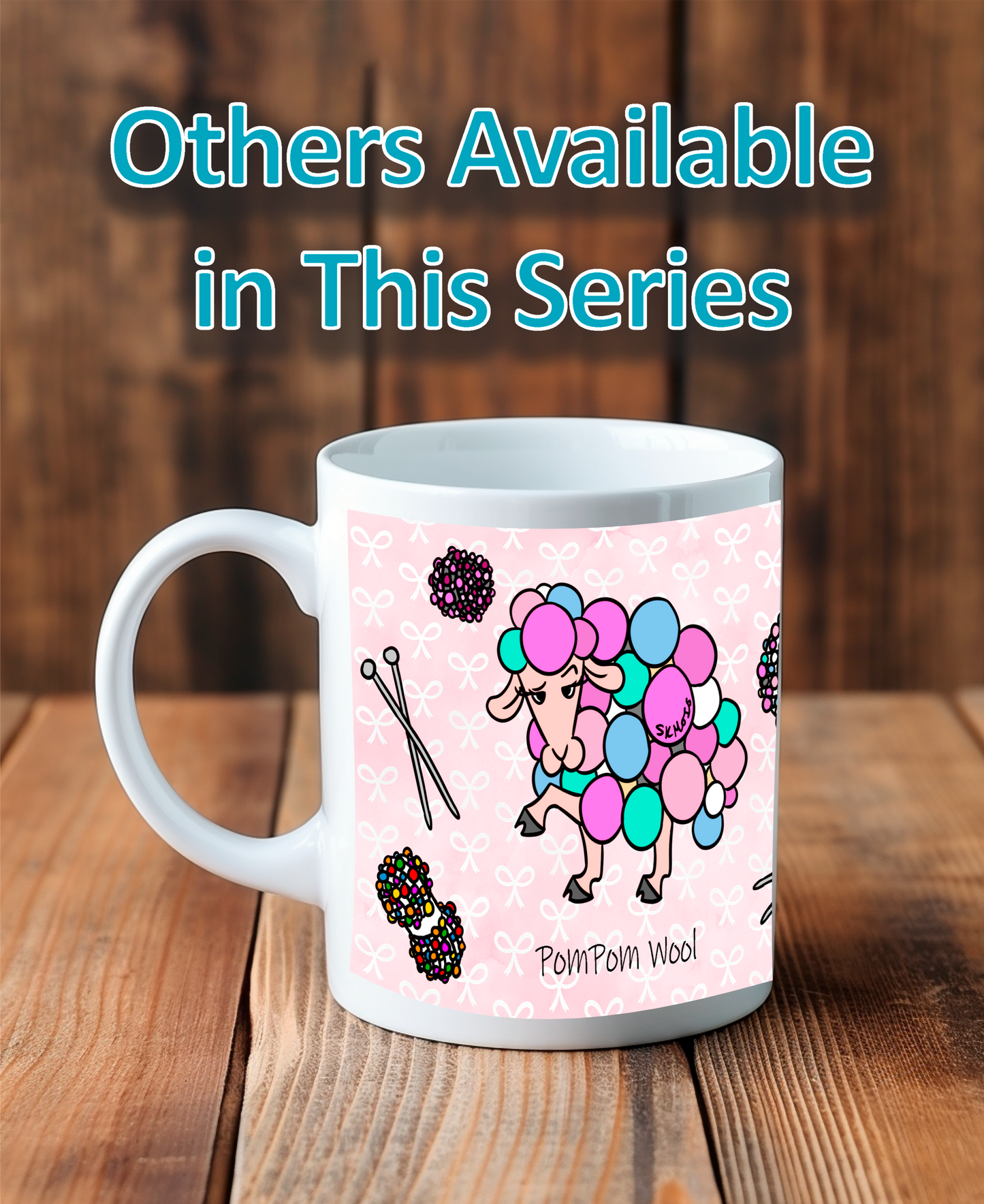 Printed Mug -PomPom Wool
