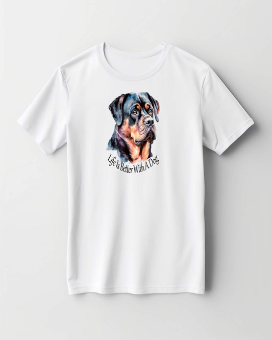 rottweiler printed t shirt