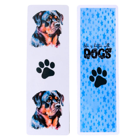 Rottweiler Printed Bookmark
