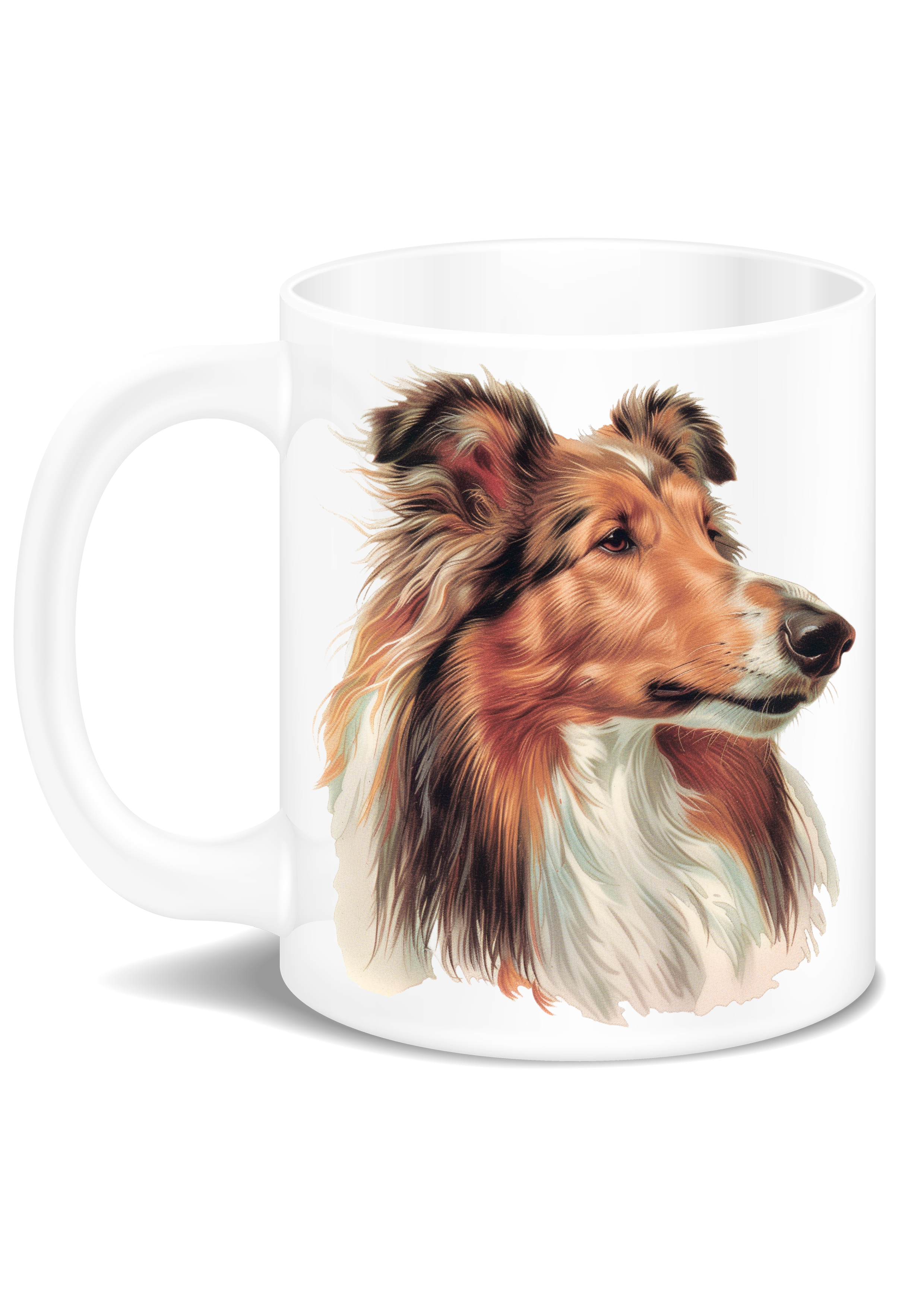 Printed Mug - Rough Collie