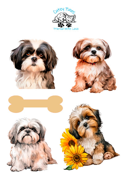 Shih Tzu stickers