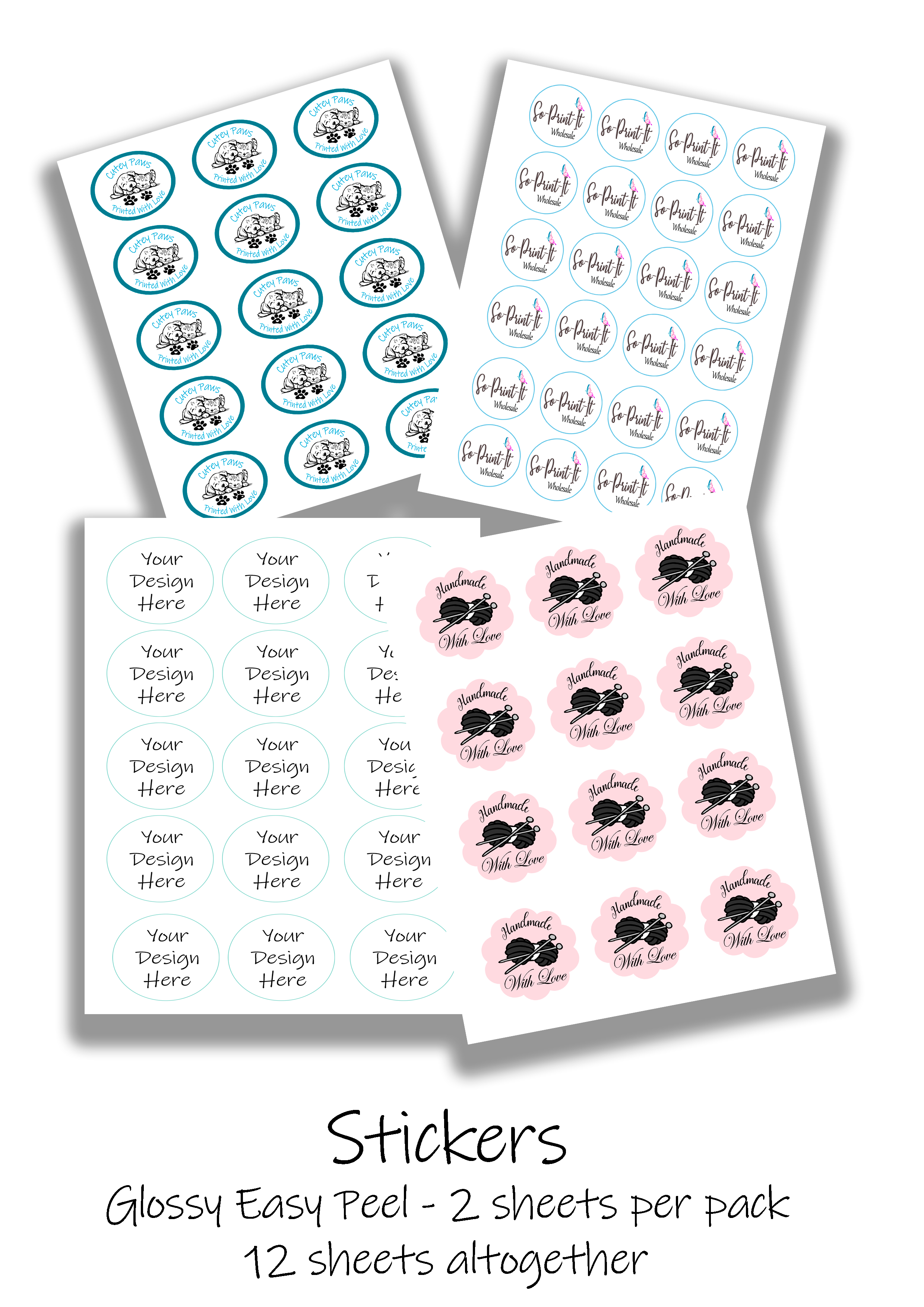 wholesale pack of stickers